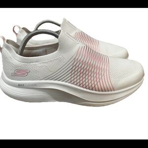 Go Walk Skechers Shoes Natural Slip On Max Cushion Women's Size 9.5 Comfort
